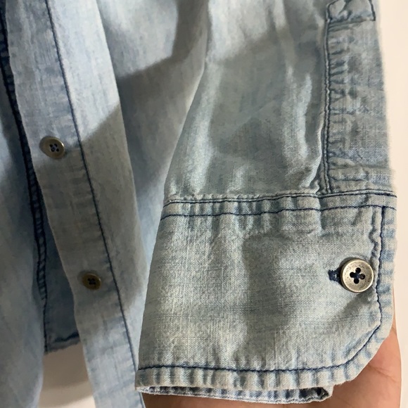 Blue an jean button up - Picture 2 of 4